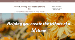 Desktop Screenshot of jecooleyfuneralservices.com